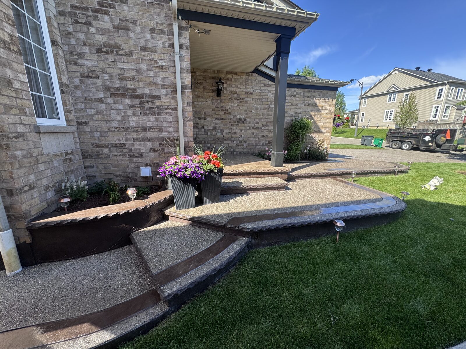 Curb appeal transformation — after